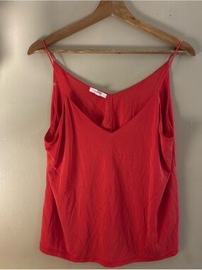 Maurices Red V-Neck Spaghetti Strap Camisole